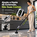 Escova Giratória Cleanix Elétrica de Limpeza com Cabo Expansível e Regulagem de Potência +BRINDES: 4 Bocas para Diferentes Limpezas