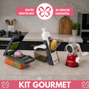 [Kit Gourmet] Rallador y Cortador Multifuncional Completo de Acero Inoxidable - ¡Llevate 3 por el Precio de 1! | Últimas Unidades