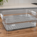 [Llevá 10 y Pagá 5] Potes Herméticos Transparentes de Plástico Resistente con Tapa Antifugas