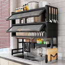 Organizador de Cocina Multifuncional de Acero Inoxidable + REGALO: Kit de Utensilios