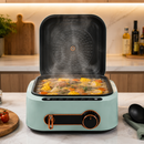 Grill Eléctrico Multifuncional con Panel Touch y Control de Temperatura + REGALO: Kit de Utensilios para Parrilla