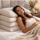 Kit con 4 Almohadas de Pluma de Ganso – Antialérgicas, Súper Suavidad y Confort [PAGÁ 1 Y LLEVÁ 4]