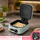 Grill Eléctrico Multifuncional con Panel Touch y Control de Temperatura + REGALO: Kit de Utensilios para Parrilla