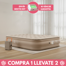 [Llevá 2 Pagá 1] Colchón Inflable King Portátil con Revestimiento Triple Antidesgarro +REGALO: Bomba de Aire Eléctrica
