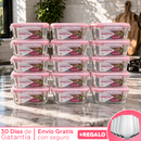 Kit con 15 Frascos Herméticos de Vidrio + 10 Vasos de Vidrio Aruba [¡ÚLTIMAS UNIDADES EN STOCK!]