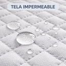 [COMPRÁ 1, LLEVÁ 2] Hydra Soft™ Juego de Cama Impermeable Premium – Sábana Ajustable + 2 Fundas