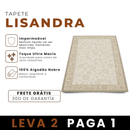 [LEVE 2 PAGUE 1] Tapete Estampado Lisandra em Algodão e Poliéster (O Conforto dos Seus Sonhos!)