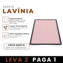 [LEVE 2 PAGUE 1] Tapete Estampado Lavínia em Algodão e Nylon Conforto e Beleza Todos os Dias!)