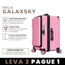 [LEVE 2 PAGUE 1] Mala de Viagem GalaxSky em ABS com Rodinhas 360° Alça Ajustável e Fechamento com Senha