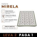 [LEVE 2 PAGUE 1] Tapete Estampado Mirela em Algodão e Nylon (Leveza, Beleza e Conforto!)