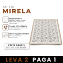 [LEVE 2 PAGUE 1] Tapete Estampado Mirela em Algodão e Nylon (Leveza, Beleza e Conforto!)