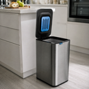 [LEVE 2 PAGUE 1] Lixeira Smart Anti Odores em Aço Inox com Abertura Automática