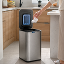 [LEVE 2 PAGUE 1] Lixeira Smart Anti Odores em Aço Inox com Abertura Automática