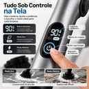 Escova Giratória Cleanix Elétrica de Limpeza com Cabo Expansível e Regulagem de Potência +BRINDES: 4 Bocas para Diferentes Limpezas