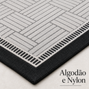 [LEVE 2 PAGUE 1] Tapete Estampado Lavínia em Algodão e Nylon Conforto e Beleza Todos os Dias!)